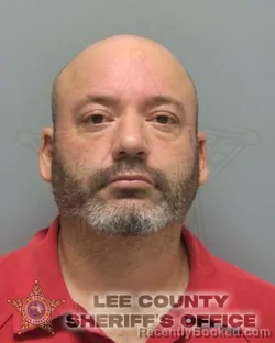 Mugshot of Alberto Lago booked in Lee County, Florida on August 1, 2026