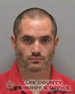 Mugshot of Patrick Daniel Grieco booked in Lee County, Florida on August 1, 2026