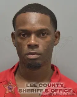 Mugshot of Terrahge Ashaad Whitfield booked in Lee County, Florida on August 2, 2026