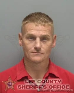 Mugshot of Nicholas Shane Lakes booked in Lee County, Florida on August 2, 2026