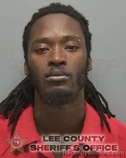 Mugshot of Mustafaa Zaahid Ameen Seymour booked in Lee County, Florida on August 2, 2026
