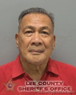 Mugshot of Mariano Talose Blanco booked in Lee County, Florida on August 10, 2026