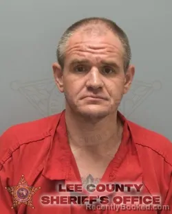 Mugshot of Jimmy Lee Thompson booked in Lee County, Florida on August 11, 2026