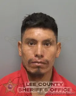 Mugshot of Juan Tomas Marcos booked in Lee County, Florida on August 12, 2026