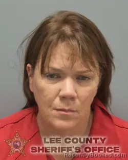 Mugshot of Michelle Kay Kennedy booked in Lee County, Florida on August 13, 2026