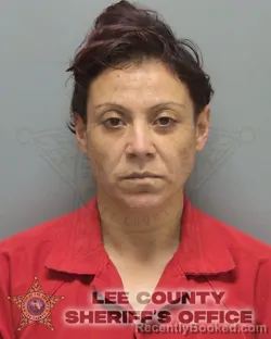 Mugshot of Berenice Irene Castillo booked in Lee County, Florida on August 13, 2026