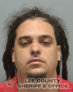 Mugshot of Wilson David Casillas booked in Lee County, Florida on August 13, 2026