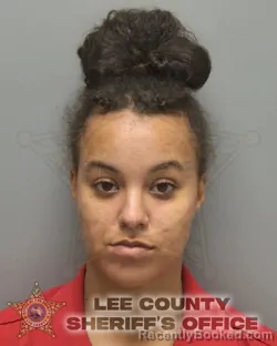 Mugshot of Tasianna Lynn Squires booked in Lee County, Florida on August 13, 2026