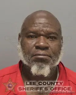 Mugshot of Jeffery Lee Stevenson booked in Lee County, Florida on August 13, 2026