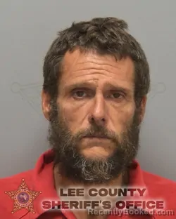 Mugshot of Stewart Mullens booked in Lee County, Florida on August 13, 2026