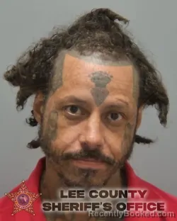 Mugshot of Gabriel Carlo Leon Torres booked in Lee County, Florida on August 13, 2026