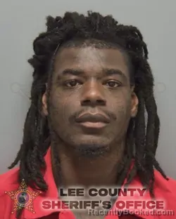 Mugshot of Arquel Raekwon Malik Smith booked in Lee County, Florida on August 13, 2026