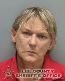 Mugshot of Rosemary Pedalino booked in Lee County, Florida on August 13, 2026
