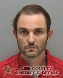 Mugshot of Jackson Randall Grubbs booked in Lee County, Florida on August 13, 2026
