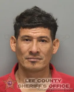 Mugshot of Francisco Javier Jaramillo Guillen booked in Lee County, Florida on August 14, 2026