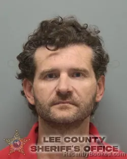 Mugshot of Taras Lisachenko booked in Lee County, Florida on August 14, 2026