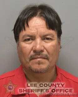 Mugshot of Amadeo Cruz Vasquez booked in Lee County, Florida on August 14, 2026
