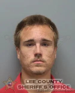 Mugshot of John Cheney Wells booked in Lee County, Florida on August 14, 2026
