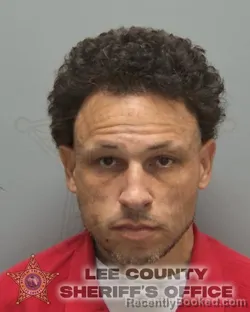 Mugshot of Manuel Lee Nunez booked in Lee County, Florida on August 14, 2026