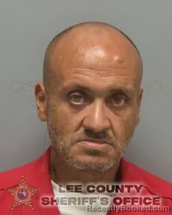 Mugshot of Jose Luis Rodriguez booked in Lee County, Florida on August 14, 2026
