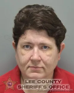 Mugshot of Stephanie Micah Stutzman booked in Lee County, Florida on August 14, 2026