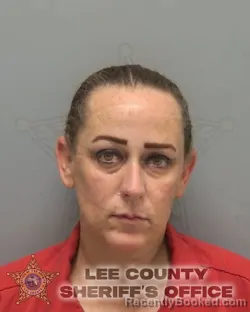 Mugshot of Chantel Lee Griffis booked in Lee County, Florida on August 14, 2026