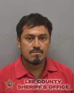 Mugshot of Caleb Martinez Lopez booked in Lee County, Florida on August 15, 2026