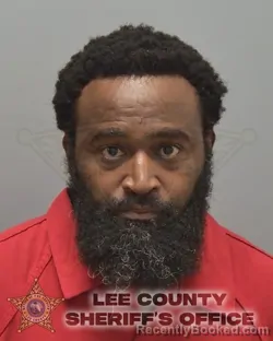 Mugshot of Montrell Shontae Walker booked in Lee County, Florida on August 15, 2026