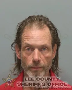 Mugshot of Brian Alan Kanderski booked in Lee County, Florida on August 15, 2026