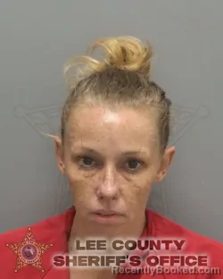 Mugshot of Crystal Elizabeth Tejera booked in Lee County, Florida on August 15, 2026