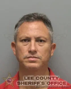 Mugshot of Antonio Alberto Valenzuela Hernandez booked in Lee County, Florida on August 15, 2026