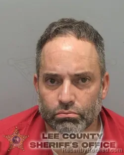 Mugshot of Kevin Rodrigues booked in Lee County, Florida on August 15, 2026