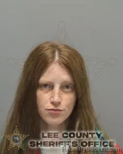 Mugshot of Emily Rose Hansen booked in Lee County, Florida on August 15, 2026