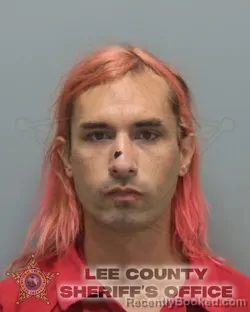 Mugshot of Johnny Abraham Robles booked in Lee County, Florida on August 15, 2026