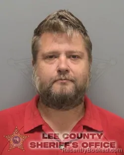 Mugshot of Nicholas James Laney booked in Lee County, Florida on August 15, 2026