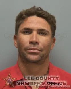 Mugshot of Paul Esteban Colina Taborda booked in Lee County, Florida on August 16, 2026