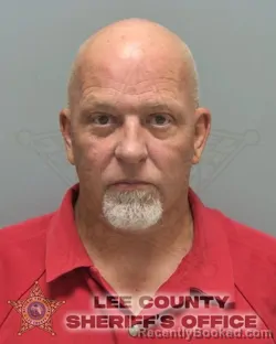 Mugshot of Ronald Wade Jr Spain booked in Lee County, Florida on August 16, 2026