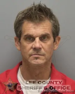 Mugshot of Joseph John Sekel booked in Lee County, Florida on August 16, 2026