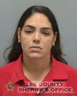 Mugshot of Jessica Gonzalez -Leon booked in Lee County, Florida on August 16, 2026