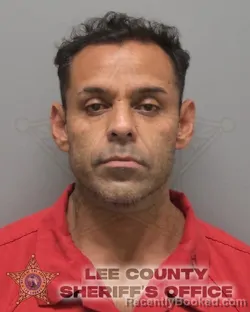 Mugshot of Jose Antonio Garcia-Herrera booked in Lee County, Florida on August 17, 2026