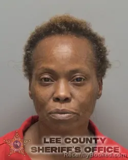 Mugshot of Kimberley Denise Jackson booked in Lee County, Florida on August 17, 2026