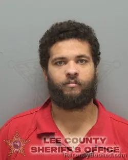 Mugshot of Camden Trevez Phillips booked in Lee County, Florida on August 17, 2026
