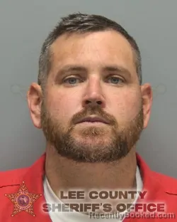 Mugshot of Sean Terrence Handlin booked in Lee County, Florida on August 17, 2026