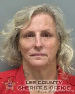 Mugshot of Pamela Alvarado booked in Lee County, Florida on August 17, 2026
