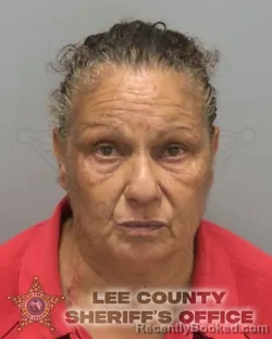 Mugshot of Nancy Cruz booked in Lee County, Florida on August 17, 2026