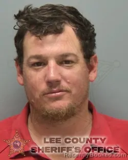 Mugshot of Tyler Scott Bramlett booked in Lee County, Florida on August 18, 2026