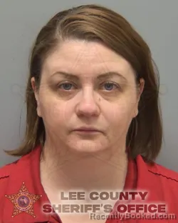Mugshot of Tiffany Renea Zezula booked in Lee County, Florida on August 18, 2026