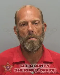 Mugshot of Thomas James Nichols booked in Lee County, Florida on August 18, 2026