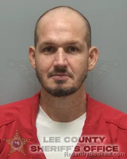 Mugshot of Richard Nicholas Nelson booked in Lee County, Florida on August 18, 2026
