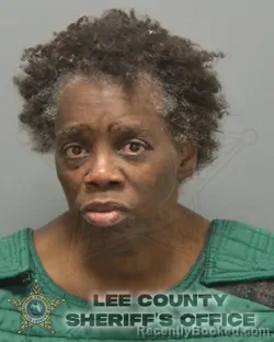 Mugshot of Cynthia Dorine Mcgee booked in Lee County, Florida on August 18, 2026